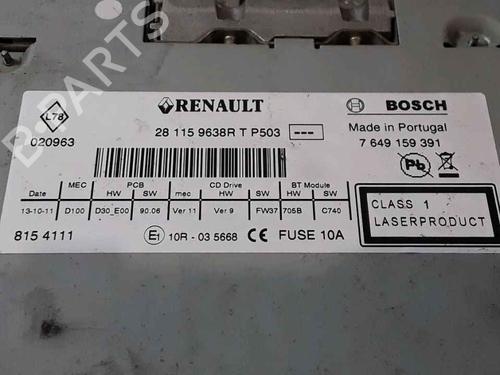 Radio RENAULT MEGANE III Hatchback (BZ0/1_, B3_) 1.9 dCi (BZ0N, BZ0J) | BP25189256E6 