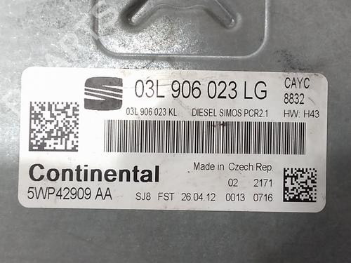 Electronic module SEAT ALTEA (5P1) 1.6 TDI | BP39754991M83 - Image 2