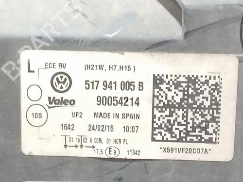 Left headlight VW GOLF SPORTSVAN VII (AM1, AN1) 1.6 TDI | BP32276070C28