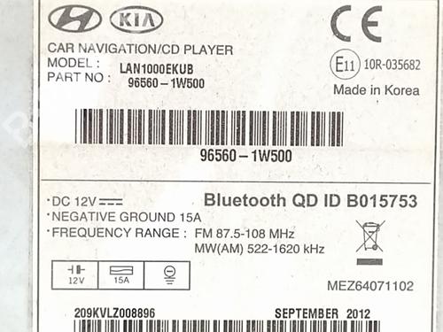 Radio KIA RIO III (UB) 1.4 CRDi | BP38038999E6 - Image 2