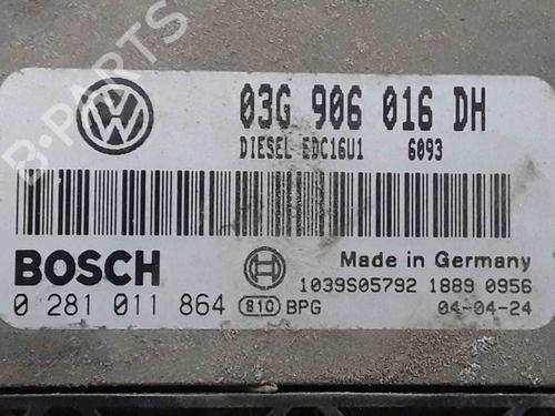 Engine control unit (ECU) SEAT ALTEA (5P1) 1.9 TDI | BP25195217M57 