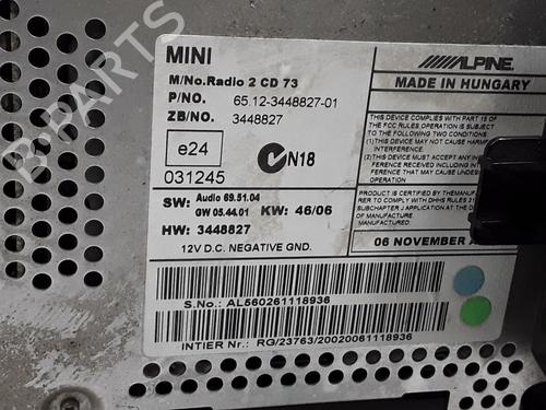 Radio MINI MINI (R56) Cooper | BP33277513E6 - Image 2