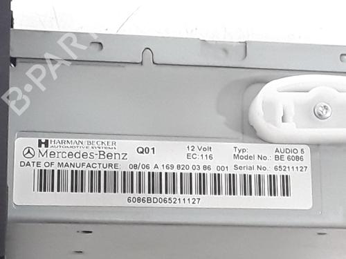 Radio MERCEDES-BENZ A-CLASS (W169) A 170 (169.032, 169.332) | BP29550218E6 
