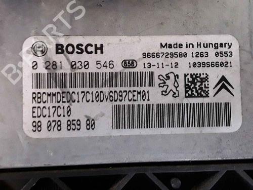 Engine control unit (ECU) CITROËN C3 II (SC_) 1.6 HDi | BP25195275M57 