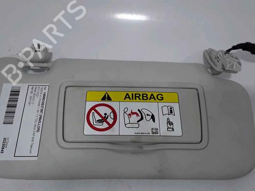 Used Right sun visor FORD FIESTA VII (HJ, HF) 1.5 TDCi Active (86 hp) 25159096