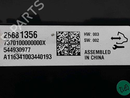 Radio OPEL INSIGNIA A (G09) 1.6 CDTi (68) | BP25189769E6 