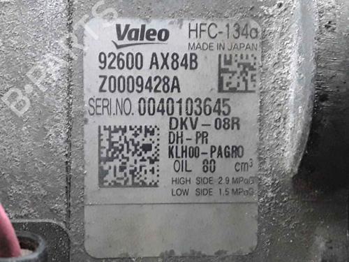 AC compressor NISSAN MICRA III (K12) 1.2 16V | BP25161886M34