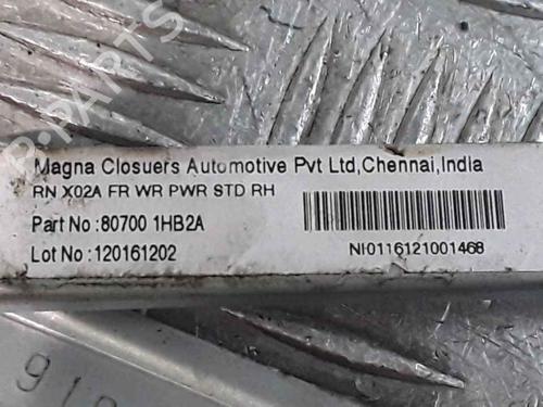 Front right window mechanism NISSAN MICRA IV (K13K, K13KK) 1.2 | BP25190947C23 