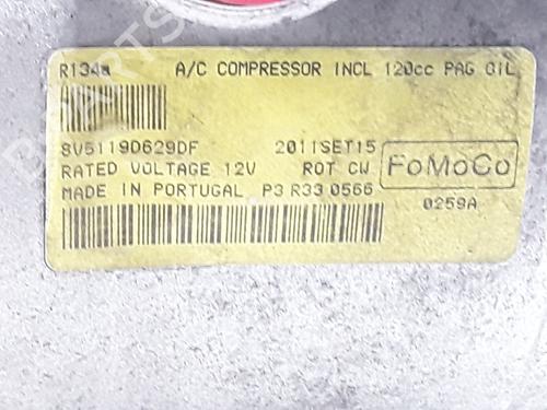 AC compressor FORD FIESTA VI (CB1, CCN) 1.4 TDCi | BP27289383M34 