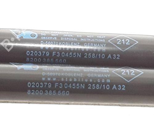 Siłownik klapy tylnej / bagażnika RENAULT TWINGO II (CN0_) 1.2 16V (CN0K, CN0V, CN0A) | BP30629178C138