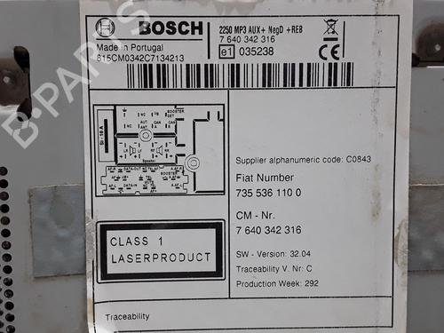 Radio PEUGEOT BIPPER (AA_) 1.3 HDi 75 | BP38181029E6 - Image 2