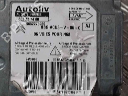 ECU airbags CITROËN XSARA PICASSO (N68) 1.8 16V | BP25162161M53 