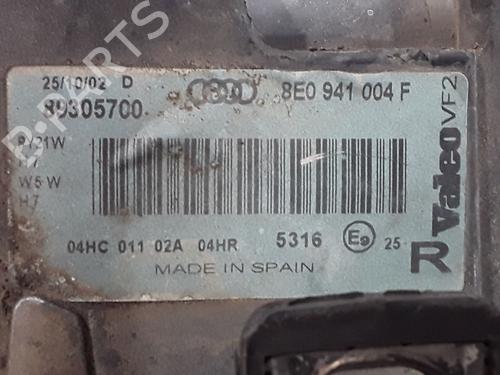 Right headlight AUDI A4 B6 (8E2) 1.9 TDI | BP39108951C29 - Image 2