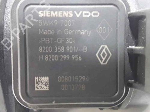 Mass air flow sensor RENAULT CLIO III (BR0/1, CR0/1) 1.5 dCi (C/BR0G, C/BR1G) | BP25181020M95 
