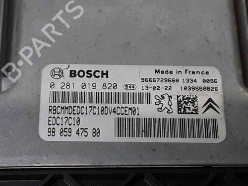 Engine control unit (ECU) PEUGEOT 208 I (CA_, CC_) 1.4 HDi | BP25194657M57 