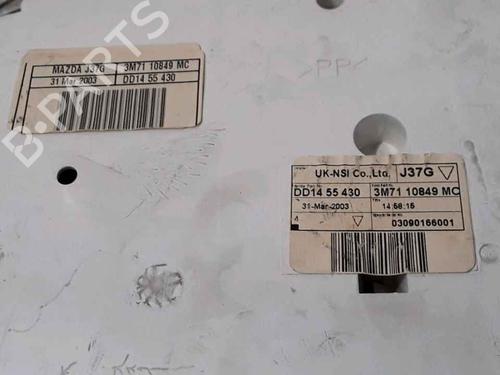 Engine control unit (ECU) MAZDA 2 (DY)  | BP25766007M57 