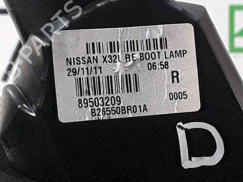 Right tailgate light NISSAN QASHQAI / QASHQAI +2 I (J10, NJ10, JJ10E) 1.5 dCi | BP25193412C80 