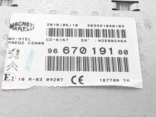 Radio CITROËN C4 II (NC_) 1.6 HDi 110 | BP29521719E6 