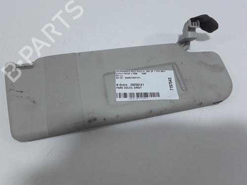 Used Right sun visor VW POLO (9N_, 9A_) 1.4 TDI (80 hp) 26164086