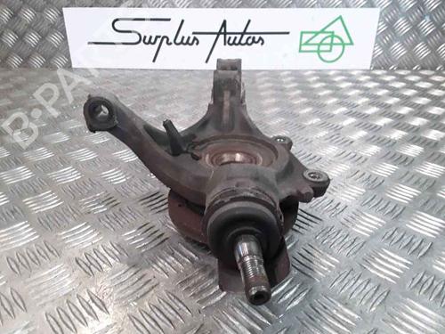 Used Left front steering knuckle PEUGEOT 308 I (4A_, 4C_) 1.6 HDi (109 hp) 25196386