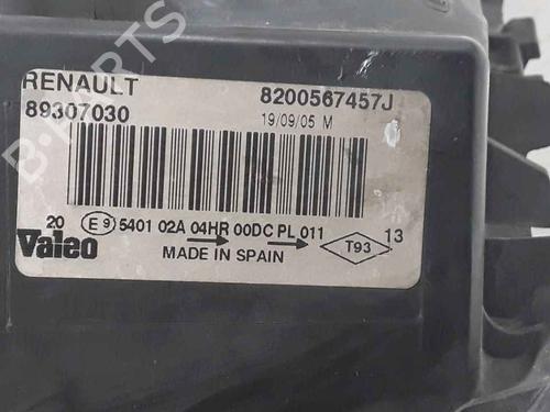 Venstre forlygte RENAULT MEGANE II (BM0/1_, CM0/1_) 1.9 dCi (BM0G, CM0G) (120 hp) 25182176