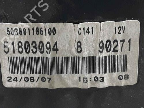 Engine control unit (ECU) FIAT GRANDE PUNTO (199_) 1.3 D Multijet (199.AXD11, 199.AXD1A, 199.AXD1B,... | BP25194803M57 