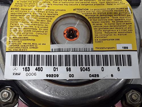 Driver airbag MERCEDES-BENZ M-CLASS (W163) ML 320 (163.154) | BP25767383C9 