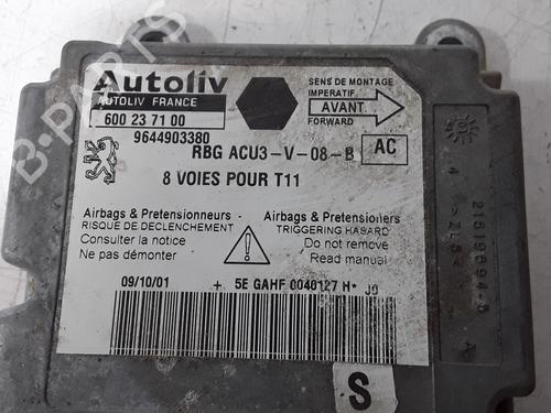 Kollisjonspute styreenhet PEUGEOT 206 Hatchback (2A/C) 2.0 HDI 90 | BP29317658M53 