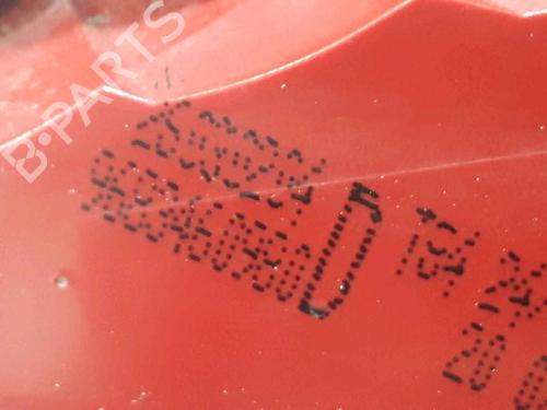 Right tailgate light PEUGEOT 3008 I MPV (0U_) 1.6 HDi | BP25193635C80 