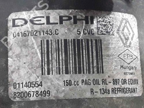 AC compressor RENAULT SCÉNIC II (JM0/1_) 1.9 dCi (JM14) | BP25161472M34 