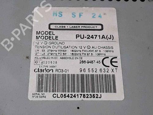 Radio PEUGEOT 206 Hatchback (2A/C) 1.6 HDi 110 | BP25766764E6 