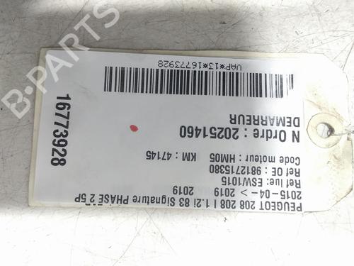 Used Starter PEUGEOT 208 I (CA_, CC_) 1.2 PureTech 82 (82 hp) 30138680