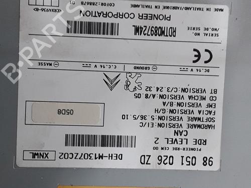 Radio PEUGEOT 208 I (CA_, CC_) 1.2 VTi 68 / PureTech 68 | BP25190183E6 