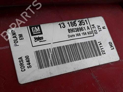 Right taillight OPEL CORSA D (S07) 1.4 (L08, L68) | BP25193234C35 