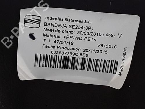 Rear parcel shelf SEAT IBIZA IV (6J5, 6P1) 1.0 | BP32199488C85