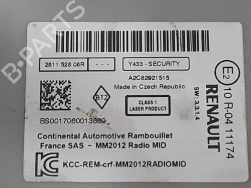 Radio RENAULT KANGOO Express (FW0/1_) 1.5 dCi 90 (FW0G, FW05, FW08, FW11) | BP25189229E6 