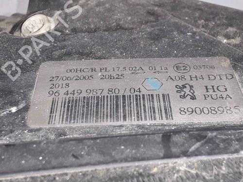 Right headlight PEUGEOT 1007 (KM_) 1.4 HDi | BP25182664C29