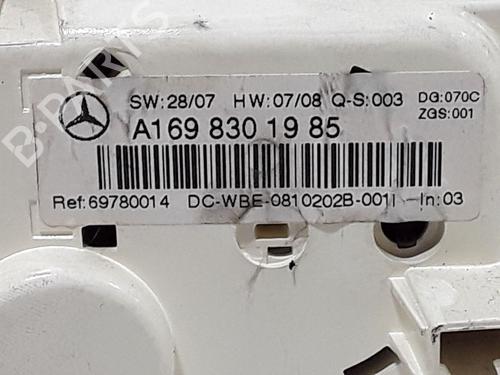 Climate control MERCEDES-BENZ B-CLASS Sports Tourer (W245) B 180 CDI (245.207) | BP25170635I5 