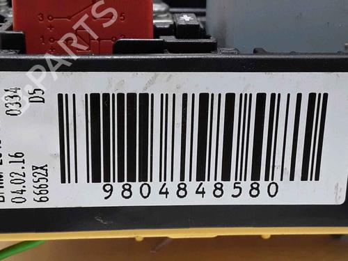 Fuse box PEUGEOT 208 I (CA_, CC_) 1.6 BlueHDi 100 | BP25177610E1