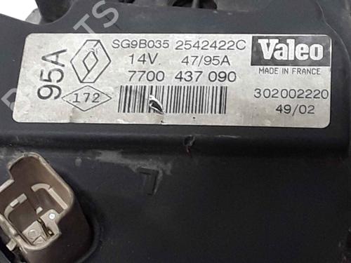 Alternator RENAULT CLIO II (BB_, CB_) 1.2 16V (BB05, BB0W, BB11, BB27, BB2T, BB2U, BB2V, CB05,... | BP25179180M7 
