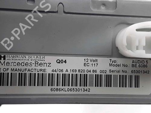 Radio MERCEDES-BENZ A-CLASS (W169) A 200 CDI (169.008, 169.308) | BP25189468E6 