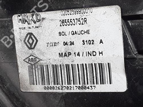 Left taillight RENAULT CLIO IV (BH_) 1.5 dCi 90 | BP30530465C34