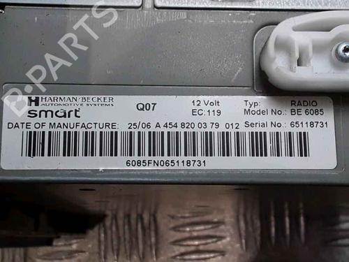 Bilradio SMART FORFOUR (454) 1.5 CDI (454.000) | BP25765914E6 