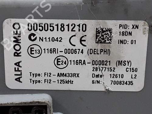 Electronic module ALFA ROMEO MITO (955_) 1.6 JTDM (955AXC1B) | BP28284603M83 