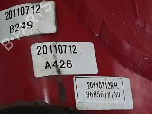 Right taillight PEUGEOT 206+ (2L_, 2M_)  | BP25765247C35 