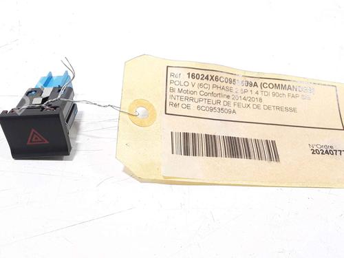 Used Warning switch VW POLO V (6R1, 6C1) 1.4 TDI (90 hp) 25167073