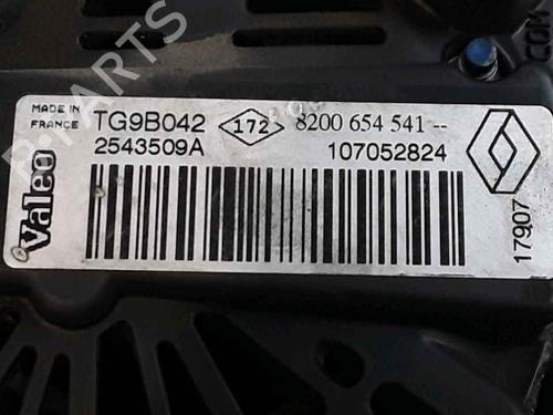 Alternator RENAULT CLIO III (BR0/1, CR0/1) 1.2 16V (BR02, BR0J, BR11, CR02, CR0J, CR11) | BP25178954M7 