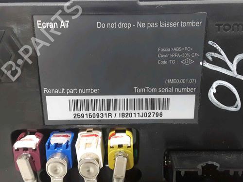 Radio RENAULT MEGANE III Hatchback (BZ0/1_, B3_) 1.9 dCi (BZ0N, BZ0J) | BP25189668E6 