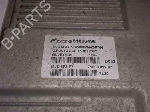 Engine control unit (ECU) FIAT PUNTO (188_) 1.2 60 (188.030, .050, .130, .150, .230, .250) | BP25194755M57 