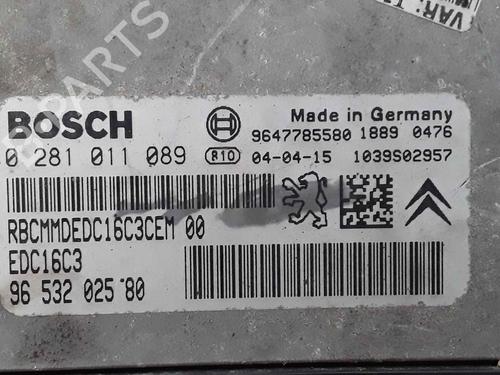 Engine control unit (ECU) PEUGEOT 206 Van 1.4 HDi | BP25195149M57 